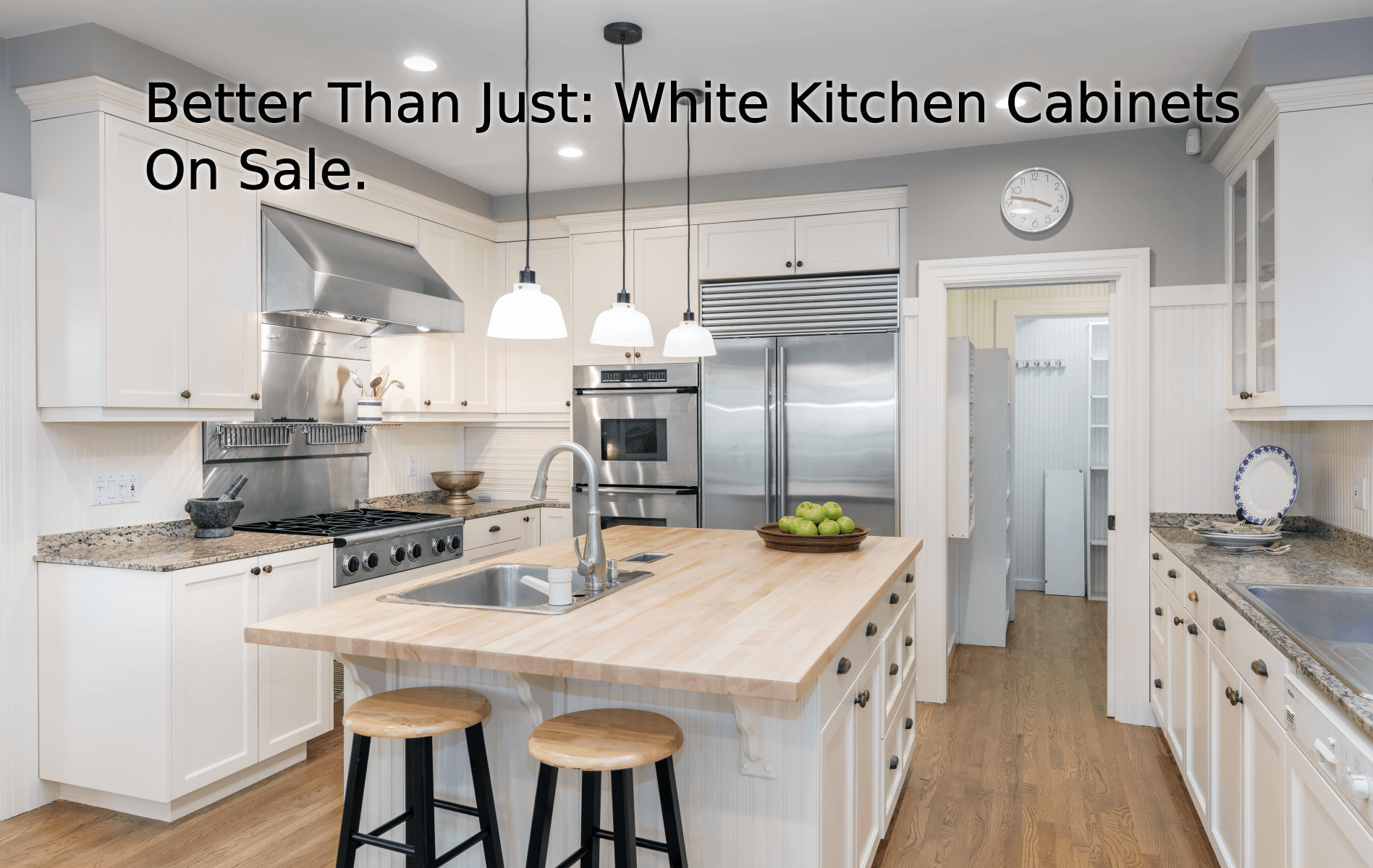 Better Than Just White Kitchen Cabinets On Sale Walcraft Cabinetry