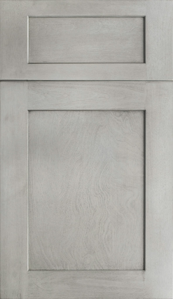 Fabuwood Galaxy Horizon shaker gray stained kitchen cabinets door and drawer sample 