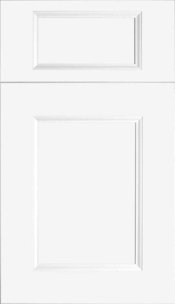Fabuwood Nexus Frost shaker white kitchen cabinets door and drawer sample 