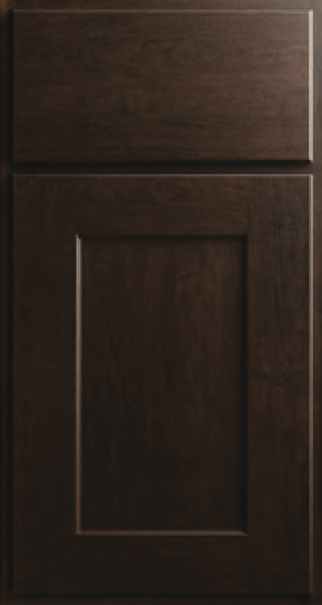 LE-CNC-stained-shaker-kitchen-cabinets-door CNC Cabinetry Luxor Espresso stained shaker kitchen cabinets door and drawer sample