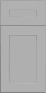 Ideal Cabinetry Tiverton Pebble Gray gray shaker kitchen cabinets door and drawer sample
