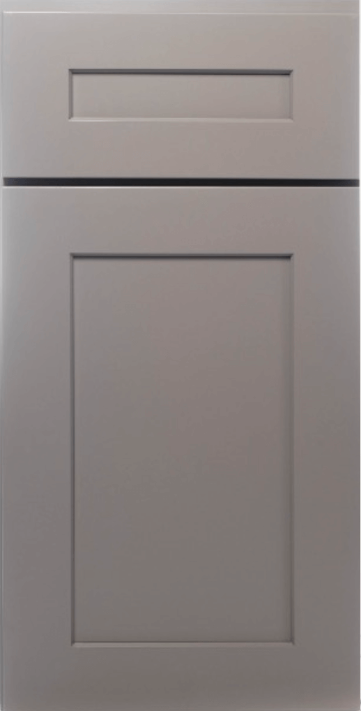 Muses Cabinets Thielsen Pebble Gray gray rta shaker kitchen cabinets door and drawer sample 