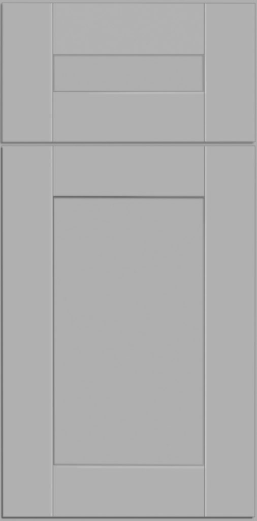 Ideal Cabinetry Wembley Valley Gray gray shaker kitchen cabinets door and drawer sample 