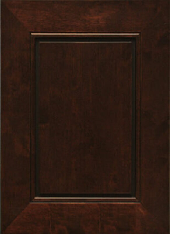CCD Cabinets Coco Bay stained shaker rta kitchen cabinets door and drawer sample 