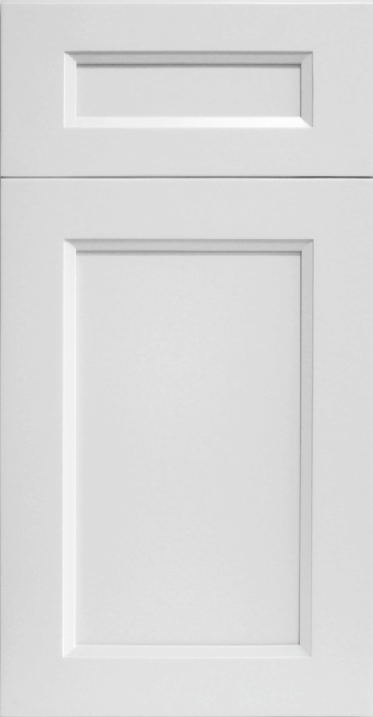 ROC Cabinetry Escada White white shaker rta kitchen cabinets door and drawer sample 
