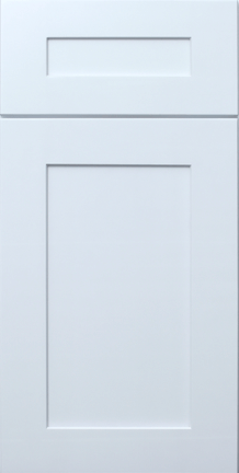ROC Cabinetry Shaker White white shaker rta kitchen cabinets door and drawer sample 
