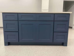 Navy Blue shaker Cabinetry ROC