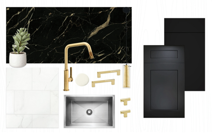 Walcraft Cabinetry Black Mood Board